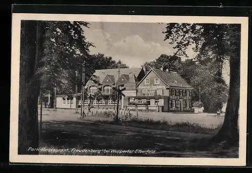 AK Wuppertal-Elberfeld, Park-Restaurant Freudenberg