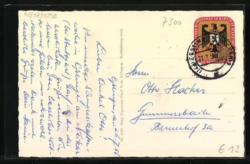 AK Esslingen, Luftkurort-Kurhotel Jägerhaus