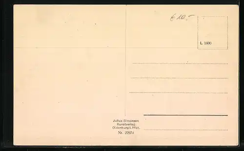 AK Oldenburg /Holst., Hotel Stadt Hamburg, Hansa-Cafe, Bes. Gust. Voss