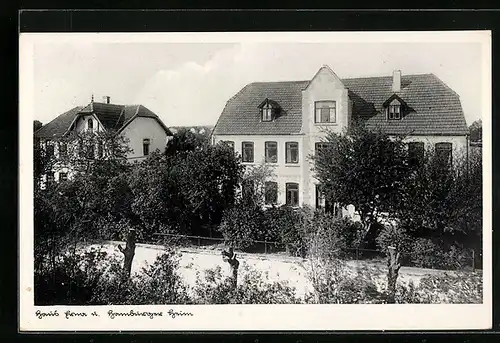 AK Kellenhusen /Ostsee, Nebenhäuser vom Kinderheim Kaiserhof mit Strasse