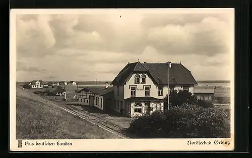 AK Ording / Nordseebad, Hotel Utholm