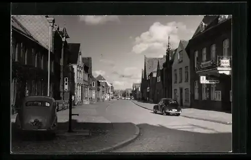 AK Garding / Eiderstedt, Partie am Hotel Holsteinischer Hof