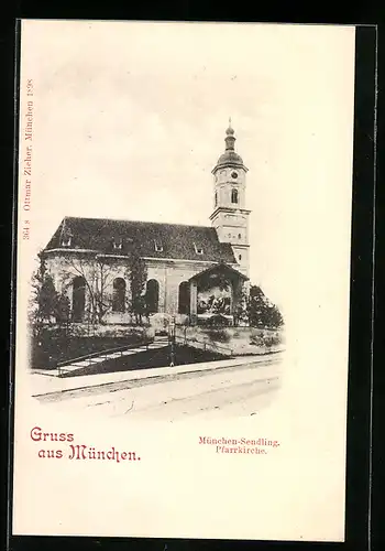 AK München-Sendling, Pfarrkirche