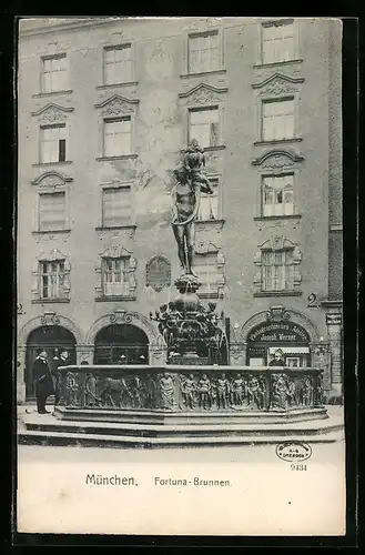 AK München, Fortuna-Brunnen