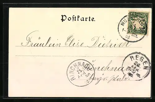 AK München, Marienplatz