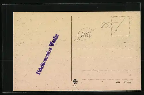 AK Damp, Damper Kapelle mit Garten und Turm