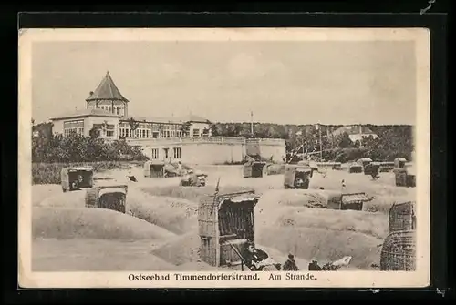 AK Timmendorferstrand / Ostseebad, am Strande