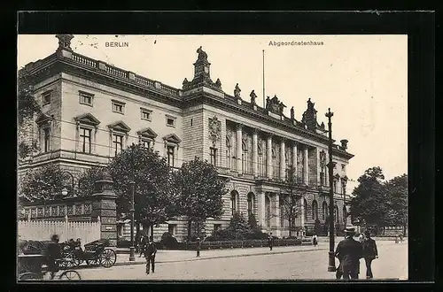 AK Berlin, Prinz Albrechtstrasse mit Abgeordnetenhaus