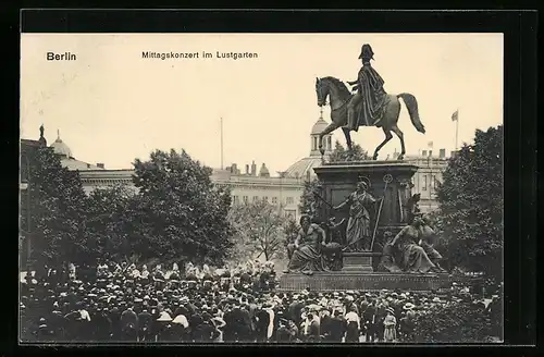 AK Berlin, Mittagskonzert im Lustgarten