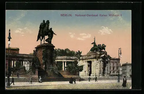 AK Berlin, National-Denkmal Kaiser Wilhelm I.
