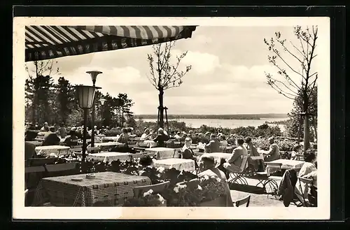 AK Berlin, Restaurant Grunewald-Turm, Bes. E. O. Schrader