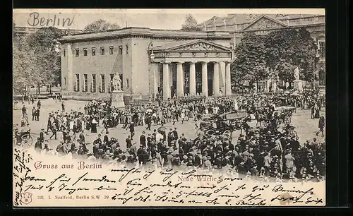 AK Berlin, Neue Wache aus der Vogelschau