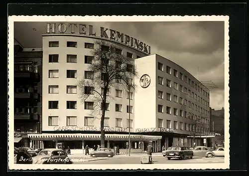 AK Berlin-Charlottenburg, Hotel Kempinski auf dem Kurfürstendamm
