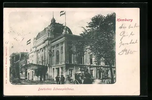 AK Hamburg-St.Georg, Deutsches Schauspielhaus
