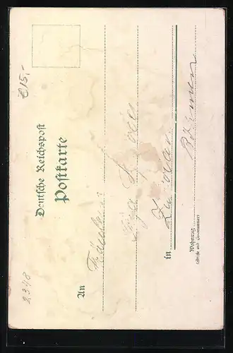 Lithographie Berlin, Bahnhof Friedrichstrasse