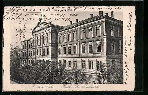 AK Worms a. Rh., Grossh. Ober-Realschule