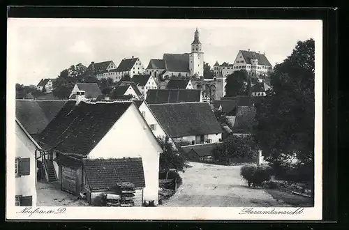 AK Neufra a. D., Gesamtansicht des Ortes