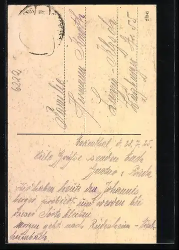 AK Marienthal i. Rhg., Gasthaus zur schönen Aussicht