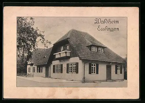 AK Esslingen, Gastwirtschaft Waldheim