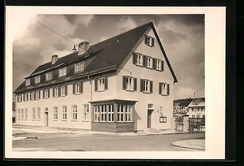 AK Esslingen am Neckar, Blick auf den neuen Städtischen Bauhof, Verwaltungs- u. Gefolgschafts-Gebäude