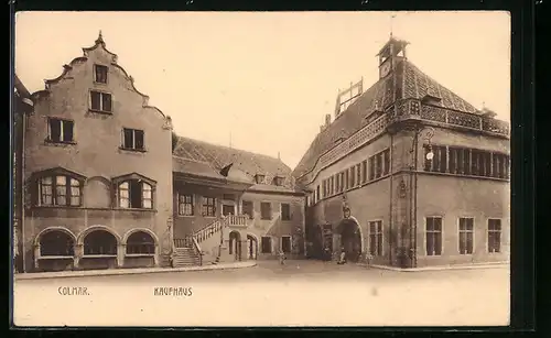 AK Colmar, Kaufhaus, Strassenansicht