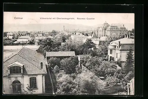 AK Colmar, Villenviertel mit Oberlandesgericht