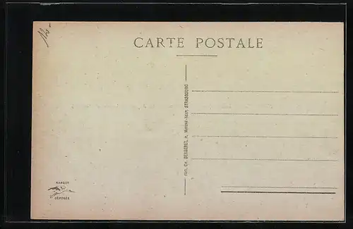 AK Mulhouse, Caserne Lefevre, 147e Regiment d'Infanterie