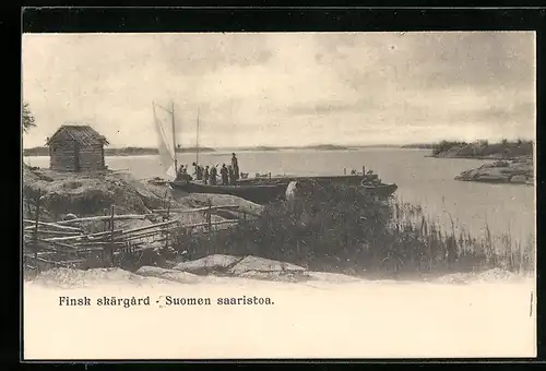 AK Suomen saaristoa, Blick auf das Wasser