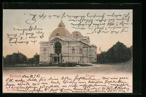 AK Rostock, Blick zum Theater