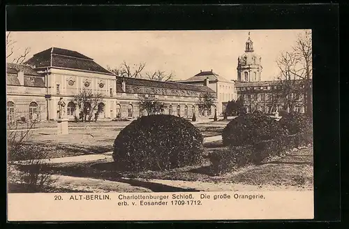 AK Alt-Berlin, Charlottenburger Schloss, Die grosse Orangerie