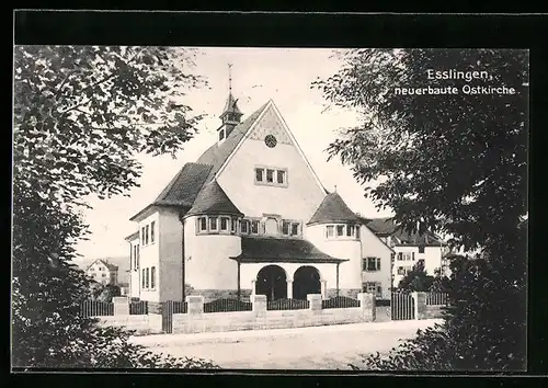 AK Esslingen a. N., Neuerbaute Ostkirche