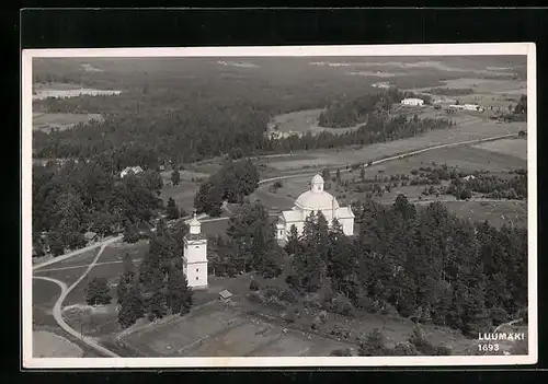 AK Luumäki, Totalansicht von einem Berg aus