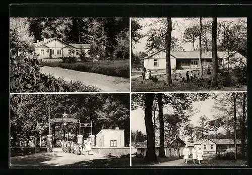 AK Farkasgyepu, Vier Ansichten aus Kinderheim