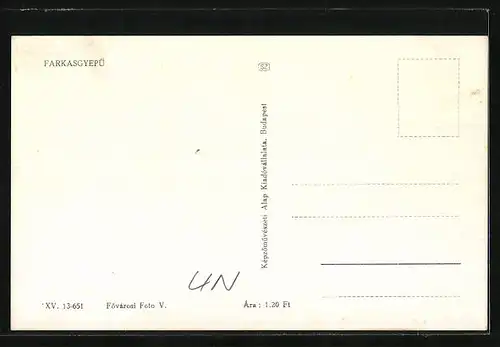 AK Farkasgyepu, Vier Ansichten aus Kinderheim