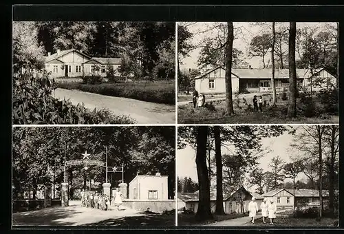 AK Farkasgyepu, Vier Ansichten aus Kinderheim