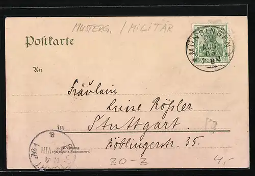 AK Soldat verabschiedet sich von seiner Liebsten, Zapfenstreich