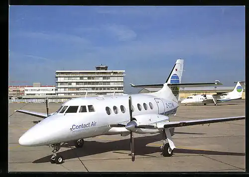 AK Flugzeug Jetstream 31 von Contact Air Interregional am Boden