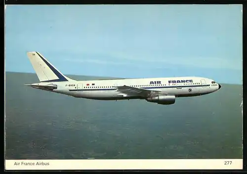 AK Flugzeug Airbus A 300 B2 der Air France in der Luft