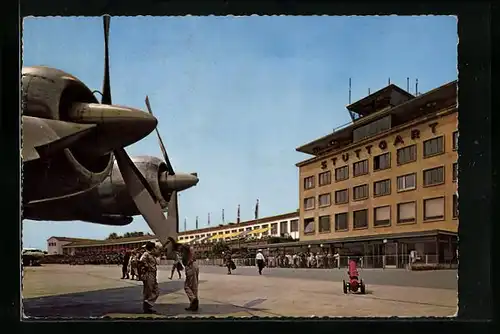 AK Stuttgart, Abfertigungsgebäude vom Flughafen