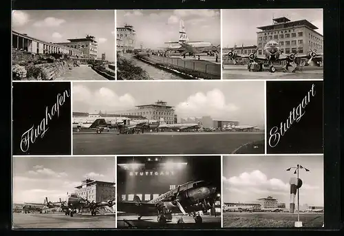 AK Stuttgart, Sieben Ansichten vom Flughafen