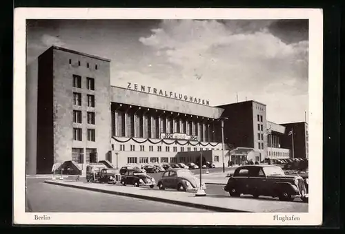 AK Berlin, Zentralflughafen Tempelhof, Eingangsgebäude