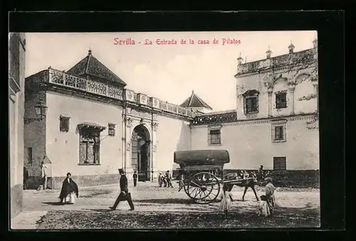 AK Sevilla, La Entrada de la casa de Pilatos