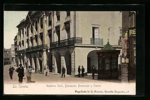 AK La Coruna, Gobierno Civil, Diputacion Provincial y Teatro