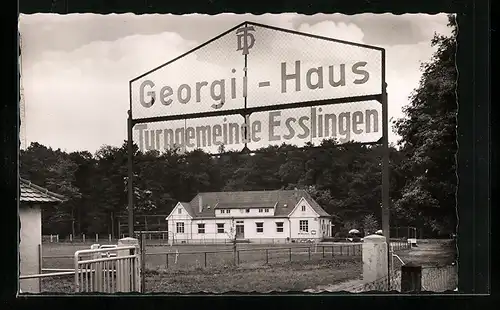 AK Esslingen / Neckar, Georgii-Haus, Vereinsheim der Turngemeinde Esslingen