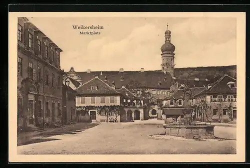 AK Weikersheim, Marktplatz