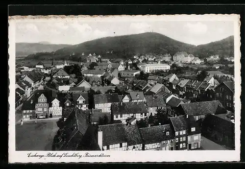 AK Eschwege, Ortsansicht, Blick auf Leuchtberg mit Bismarckturm