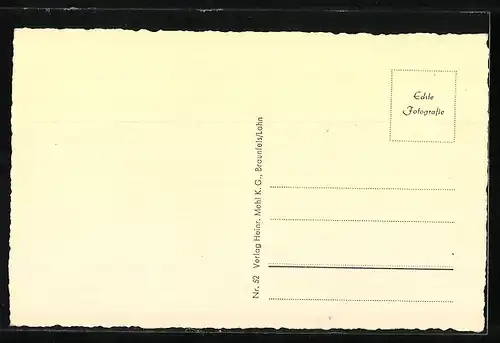 AK Braunfels / Lahn, Ortsansicht im Winter