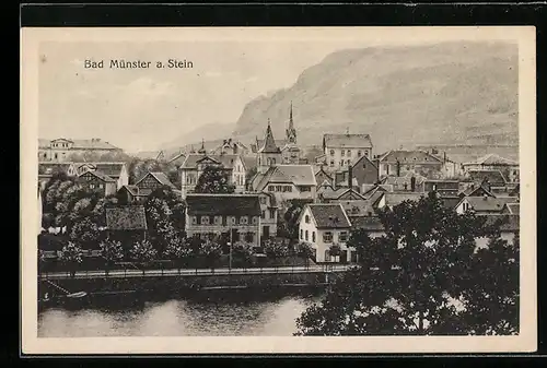 AK Bad Münster am Stein, Gesamtansicht