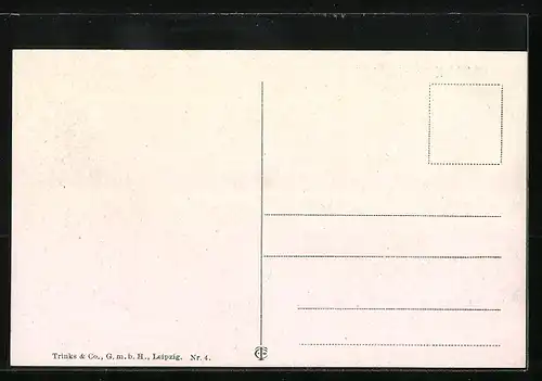 AK Osnabrück, Hasepartie mit Dom und Ursulinen-Kloster