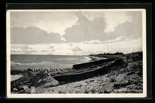 AK Todendorf / Ostsee, Uferpartie